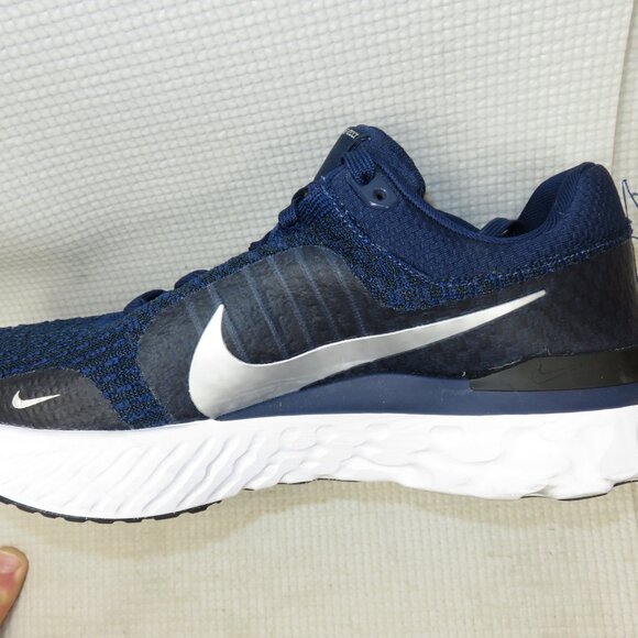 Nike React FK3 Infinity Run DZ3014-401 Shoes Blue Navy Athletic Sneakers Mens 9 - Picture 9 of 12